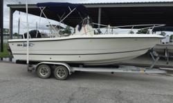 2006 SEA BOSS 210CC
2006 200HP MERCURY OPTIMAX ENGINE (LOW HOURS)
2012 MAGIC TILT TRAILER (TANDEM AXLE)
LOWRANCE ELITE 7 DEPTH FINDER/GPS
VHF MARINE RADIO
NEW BATTERY
READY TO FISH
PROFESSIONALLY MAINTAINED
Beam: 8 ft. 6 in.
Hull color: WHITE
Depth fish