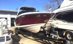 Big Clean Freshwater Sea Ray Loaded with Upgrades and Options. &nbsp;With a 380 Horsepower Fresh Water Cooled Mercruiser 496 Mag she will get up on plane in a hurry even with a large crew of friends. &nbsp;Options include Beautiful Wakeboard Tower with