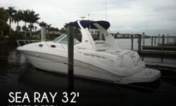 Actual Location: Naples, FL
- Stock #004758 - MUST SEE! Low Hours! Fully Loaded! In GREAT CONDITION! *****Motivated Seller -- ALL reasonable offers considered!*****This 2006 Sea Ray 320 Sundancer is powered by Twin Mercruiser 350 MAG MPI engines - 300 HP