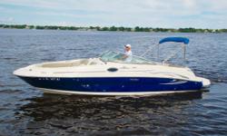 PRICE REDUCTION
&nbsp;
KEY FEATURES
Original owner
Lift kept since new
No bottom paint
Bow cover
Cockpit cover
Bimini top
Enclosed head
Beach entry ladder
Only 224 original hours
Meticulously maintained
OVERVIEW
Sea Ray sets the standard for deck boats