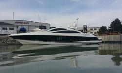 Owners change in boating plans has made this sensational Sunseeker Predator available to the market. "La Dolca Vita" is the finest example of 82' Sunseeker Predators on the market today, and is the only one available on the Great Lakes. 2 new (not