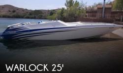 Actual Location: Lake Havasu City, AZ
- Stock #086258 - If you are in the market for a high performance, look no further than this 2006 Warlock World Class 25, just reduced to $49,900 (offers encouraged).This boat is located in Lake Havasu City, Arizona