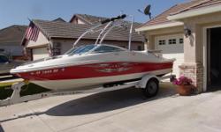 2007 Sea Ray Sport 185 Sport, 4.3L Mercruiser in/out, Wakeboard Tower with racks, boat cover, swim platform, 170 hours, bimini top, Great family boat!
Excellent shape, Might be relocating due to job, Shorelander trailer, Red in color with great