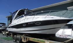 2007 Doral 28 Monticello Express Nice layout, good seating, and full enclosures make this a really cool cruiser for family and friends.&nbsp; Powered by low hour 350 Mag MPI with Bravo III outdrive.&nbsp; She includes AC, GPS, VHF, windlass and