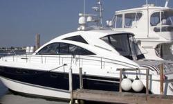 Owner Moving Up To Larger Fairline
This 2007 Fairline Targa 52 GT is immaculate and loaded with options. She was purchased new by her current owner who spared no expense in maintaining her. Her powerful Volvo D12 diesel allows her to cruise at 32 knots