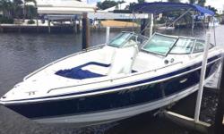 (LOCATION: Bradenton FL) The Formula 260 Bow Rider is a full-featured family day cruiser with style, comfortable accommodations, and serious performance. This "like new" Formula has been meticulously maintained and is priced to sell. She features a large