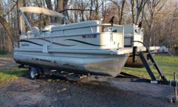 FOR QUESTIONS CONTACT: AMANDA 443-377-9478 or curtisdamanda@yahoo.com 2007 Godfrey Sweetwater 2180 RE3 DETAILS: -Boat motor and trailer combo -Yamaha 50 hp 2 Stroke EFI outboard -Only 95 hrs -2007 Wolverine Pontoon trailer -Boat capacity 10 people or 1479