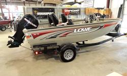2007 Lowe FM175S
2007 Mercury 75 4Stroke
2007 Lowe Trailer
-248 hours on motor, includes Humminbird 898C locator with GPS, MotorGuide 55lb trolling motor, travel cover, spare tire
Beam: 7 ft. 8 in.
Stock number: UL200717