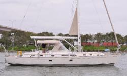 Exceptional value, high quality one owner boat extremely well maintained and equipped!
Late model Passport 470 center cockpit with three stateroom layout. Her interior boasts a Herreshoff dÃ©cor with satin varnished teak provides a bright, classic