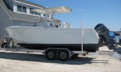** FOR ALL QUESTIONS CONTACT: BOB 610-529-8222 or bigkabuka@me.com **
This is a 2008 Sailfish 2660 CC powered by Twin Yamaha F150 Four Strokes with only 130 hours, Extended Warranty good until 6/2014 and includes a trailer!!
SPECIFICATIONS:
-LOA Hull