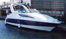 Stock ID: 101528Specs
Length at Water Line (LWL): 345
Water Capacity: 33
Beam: 118
Holding Tank: 20
Bridge Clearance: 108
Deadrise: 21
Draft: 36
Standard Power: MerCruiser 350 Mag
Fuel Capacity: 102
Max. Horsepower: 300
Dry Weight: 7266
Color: Blue hull