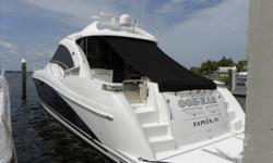150,000 Price Reduction! No other 60 on the market compares. She has been kept in a covered slip since new and only has 170 original hours.
OOH-RAH was built especial for it owner in 2008 and the choices from her custom color selections to the rich dark