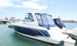 This 2008 Formula 37 Performance Cruiser is an excellent example of Formula's quality and performance. This 37 PC has a sharp blue hull and&nbsp;hardtop with a full canvas enclosure.&nbsp;&nbsp;&nbsp;The vessel&nbsp;is powered by twin Mercruiser 496