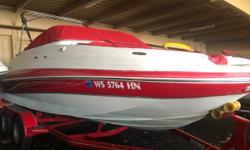 Hard to find used deck boat, this 2008 Four Winns F204 is in need of a new home. Needs some cosmetic help - good cleaning and such, but she has less than 400 hours on its proven GM 4.3GXi fuel injected 225HP Volvo engine and drive. Offers are encouraged.
