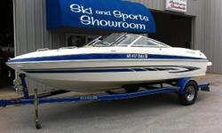 PRICE DRASTICALLY REDUCED! A bigger, roomier bowrider with the heart of a classic runabout. Up on plane fast. Minimal bowrise. "Hang on" performance and handling. Our designers have put the extra room to good use, incorporating more standard features -