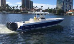Key Features
Triple 350 HP Yamahas&nbsp;&nbsp;
Lift Kept
Bow Thruster
Dive Door
On full-time care program with Proper Yacht Services
Head w/ sink, shower , electric door and 6'1" headroom
Nominal Length: 37'
Engine(s):
Fuel Type: Other
Engine Type: