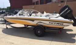2008 Nitro 189 Sport with Mercury 135 Optimax.&nbsp; Includes trolling motor, bimini top, and spare tire!
Nominal Length: 19'
Engine(s):
Fuel Type: Other
Engine Type: Outboard
Stock number: 850014