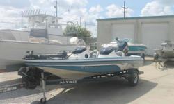 Nitro Z-7 The spacious, fast NITRO Z-7 is a stylish, strong and stable boat that is built with the serious angler in mind. This boat is loaded up and ready to hit the water today! Boat and motor both are right at 130 hours Powered with a 150HP Mercury
