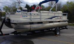 2008 Sun Tracker Fishin' Barge 21 w/Mercury 60ELPT FourStroke BigFoot & NEW Trailer.
Nominal Length: 22'
Engine(s):
Fuel Type: Other
Engine Type: Outboard
Stock number: 836278