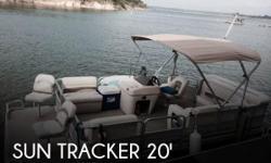 Actual Location: Canyon Lake, TX
- Stock #086198 - Boat runs great -FUN for the whole family!2008 Sun Tracker Party Barge 200 with a Mercury 50 horse power two stroke engine.Full-width swim platform with folding boarding ladderDual latching gates open