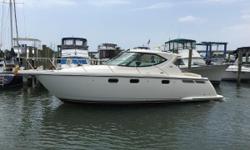 She has the lowest hours of all available boats (112), and every option that was available at purchase, making her the most loaded Tiara 3500 on the market
She is equipped with the IPS Volvo pods and Joystick controlling which makes docking a breeze. The