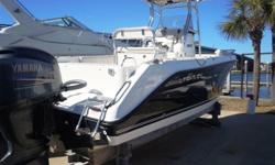 2009 Century 2200 CC powered by a Yamaha 225 4 stroke. This one owner boat was bought from Legendary Marine and has been stored inside from day one and is in excellent condition! Options include t-top with electronics box, Raymarine A-65 GPS Fishfinder,