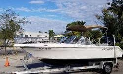 The Key West dual console is very versatile.&nbsp;She is the perfect marriage between coastal cruiser and back water&nbsp;fisherman.&nbsp;Feel at home on any lake, inland bay,&nbsp;intercoastal waterway, or take it offshore.&nbsp;This one has a Suzuki 140