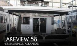 Actual Location: Heber Springs, AR
- Stock #097394 - Immaculate and well maintained! Play all day and night!!!This 2009 Lakeview Yachts 58-foot wide body houseboat is a floating plethora of fun and relaxation! She has a 4 cabin layout with one full head