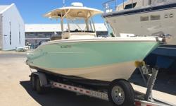 Scouts just have that look! Always fresh water, one owner boat. Come see it at our Belle Maer Harbor Showroom. Trades considered. CANVAS FACTORY TTOP WITH FOR AND AFT ELECTRONIC DECK 6 CUP HOLDERS' AFT SPEAKER LIGHTS ELECTRIC WINDLASS FILLER CUSHIONS POP