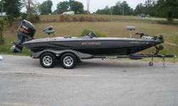 2009 Stratos 201XLE DC This one comes with a phase III Hydra Tech kit on a 300 Yamaha HPDI, hot foot, trim on the wheel, hyd jack plate, Humminbird color gps w/ side scan at the bow and console, custom stratos trailer w/ spare tire and custom cover. We