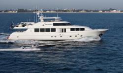 Immaculate condition!
SECOND LOVE is truly the most highly customized 112' Westport built to date. Her custom Robin Rose interior features several upgrades to include custom cherry joinery, onyx stonework and newly designed improvements to her layout. She