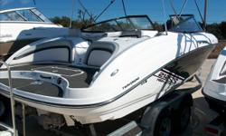 PRICE DRASTICALLY REDUCED!!!! Stock ID: 3072Specs
Length Overall (LOA): 21'
Category: Powerboats
Water Capacity: 0 gal
Type: Waterski Boat
Holding Tank Details: 
Manufacturer: Yamaha Sport boats
Holding Tank Size: 
Model: Bowrider Series 212SS
Passengers: