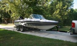 2011 20ft Nitro 290 Sport
150 hp Mercury Optimax
Tandem axle trailer with folding hitch, fully rigged to fish and ski, onboard charger, used 6 times only 15 hours on motor.
Category: Powerboats
Water Capacity: 
Type: Fish & Ski
Holding Tank Details: