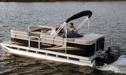 &nbsp;
SWT A2286C Boat only contact me for engine availability. Pontoon Length (ft) 22' Pontoon Diameter (in) 23" Deck Width (ft) 8'6" Boat Weight (lbs) 1766 Passengers 11 Passengers Capacity (lbs) 1551 Fuel Capacity (gal) 18 STANDARD FEATURES CANVAS
