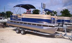 * Best Deal on the Internet* 24 Sweetwater Tuscany Special with a Honda 90 4-stroke. 5 Year Engine Warranty, Lifetime Deck Warranty, Lifetime Pontoon Warranty, 3 Year Bow to Stern Warranty! Changing Room, Marine Cd Player/Speakers, Bimini Top, 2