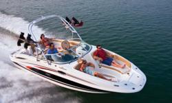Every choice we made while crafting our 260 Sundeck favors carefree boating, so owners and their families can flat out have more fun. You just won't find game-changing features like built-in bow coolers, aft-facing transom seats, or rubber-decked swim