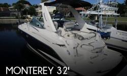 Actual Location: Jacksonville, FL
- Stock #111107 - If you are in the market for a cruiser, look no further than this 2011 Monterey 320 Sport Yacht, just reduced to $149,900.This vessel is located in Jacksonville, Florida and is in great condition. She is