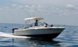 Scout's 245 Dorado has a little bit of everything for a fun filled day on the Lake! This dual console is a family friendly sportfishing model ideal for fishing, cruising, entertaining, and watersports.&nbsp;
250hp Yamaha w/ 165 Hours
Hard Top
Garmin