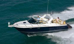 MANUFACTURER PROVIDED DESCRIPTIONThe 3100 Coronet offers standards and options that will enthuse dayboaters. With an oversized single level cockpit and seating for 10+ including doublewide helm seat curved companion lounge 2 aft-facing lounge seats and