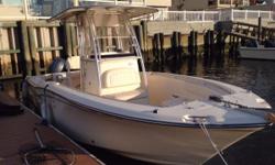 Certified Trade with Warranty! This Grady-White 257 is ready to fish as it is equipped with a livewell, fish boxes, plenty of rod holders, windlass, tackle drawers and a Garmin GPS / Chart Plotter. Our Certified Trade program comes with a 30 day or 30