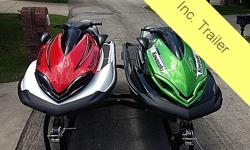 Actual Location: Montgomery, TX
This vessel was SOLD on April 17.Pristine 2012 Jet Skis by KawasakiBoth are in showroom condition and well maintained by owner.ULTRA 300X300 HP, Supercharged, Intercooled, 4-Stroke, DOHC, 4 vales per cylinder, Inline 4,