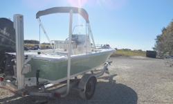 This 2012 Key West 210 Bay Reef is powered by a Yamaha F150XA. This clean packaged has an 8ft Talon anchor, Atlas hydraulic jack plate, trim tabs, Bimini Top, inner LED lights, Raymarine sounder GPS and Yamaha digital gauges. Other Features include