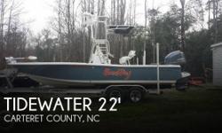 Actual Location: Newport, NC
- Stock #097215 - Removable T-Top, 80lb Thrust Minn Kota Autopilot, Copilot Trolling MotorThe 2200 Carolina Bay is an impressive riding bay boat that can handle big water. The boat has a large casting deck and nice big bow