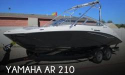 Actual Location: Dallas, TX
- Stock #049919 - Hardly Used! Very Low Hours! Under Warranty!Yamaha just can't seem to get enough of driving the competition crazy. Take the AR210 for example. It comes fully loaded with twin engines, be safe jet propulsion,