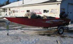 The price listed is a good starting point. If you could see yourself owning this boat, let us know and we can go to work on sharpening our pencil
Powered By a Mercury 60ELPT4STEFI
Custom Drive On Galvanized Trailer
16'2" x 84" Beam, 69" Chine Width
Deep