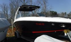 Location: Counce, TN, US EBONY/RED SAND INT TOWER CAPTAINS CALL SEA GRASS FLOORING DEL MAR CAPTAIN CHAIR WOOD GRAIN DASH VSR BATTERY SWITCH PREMIUM SOUND WITH TRANSOME SPEAKERS SAT RADIO PORTA POTTI FLIP DOWN SWIM STEP BOW AND COCKPIT COVER SS DOCKING