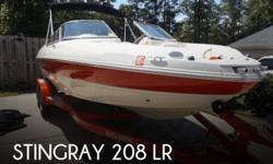 Actual Location: North Augusta, SC
- Stock #082560 - If you are in the market for a bowrider, look no further than this 2013 Stingray 208 LR, just reduced to $34,000 (offers encouraged).This boat is located in North Augusta, South Carolina and is in great
