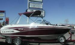 Nice well kept Tahoe Bow Rider.&nbsp; Stored indoors, Low hours, 5.0 MPI ECT Mercruiser, Alpha Drive with SS prop. Boat Cover, Bimini Top, Trolling motor and extra battery.&nbsp; Tandem axle trailer with brakes and spare tire.&nbsp; Fish Finder.&nbsp;