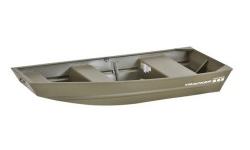 Comfort, Safety, Convenience
4-step paint application
5052 marine aluminum alloy hull
Corner braces at transom
Extruded aluminum transverse ribs that extend up interior sidewalls for added strength
Flat bottom hull design
No-glare Forest Green paint