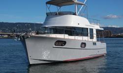 Stable. Fast. Easy to maneuver from either station. Sleeps 4-6 and cruises along in comfort, in any kind of weather.&nbsp;
With safe and protected walkway from stem to stern, side and transom entry doors, wide and sturdy swim platform, she's easy to dock,